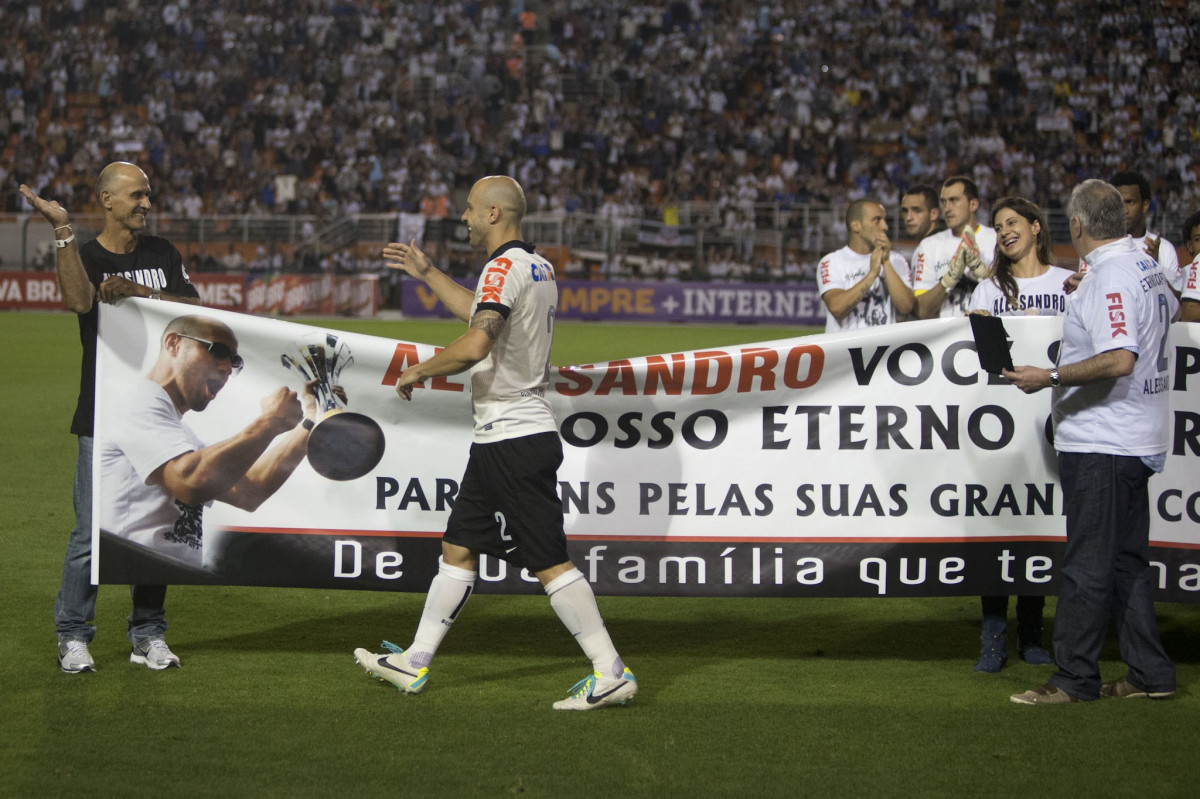 Durante a partida entre Corinthians x Internacional/RS, realizada esta noite no estádio do Pacaembu, válida pela 37ª rodada do Campeonato Brasileiro de 2013