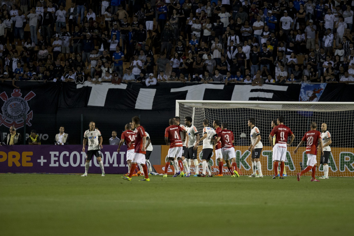 Durante a partida entre Corinthians x Internacional/RS, realizada esta noite no estádio do Pacaembu, válida pela 37ª rodada do Campeonato Brasileiro de 2013