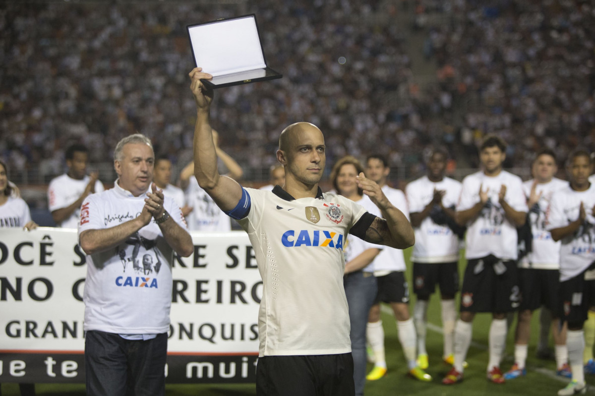 Durante a partida entre Corinthians x Internacional/RS, realizada esta noite no estádio do Pacaembu, válida pela 37ª rodada do Campeonato Brasileiro de 2013