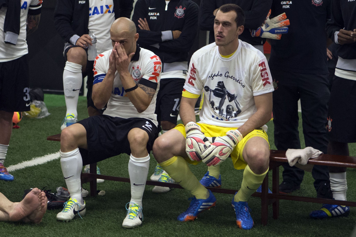 Durante a partida entre Corinthians x Internacional/RS, realizada esta noite no estádio do Pacaembu, válida pela 37ª rodada do Campeonato Brasileiro de 2013