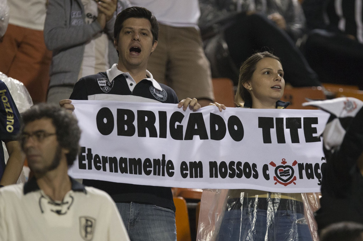 Durante a partida entre Corinthians x Internacional/RS, realizada esta noite no estdio do Pacaembu, vlida pela 37 rodada do Campeonato Brasileiro de 2013