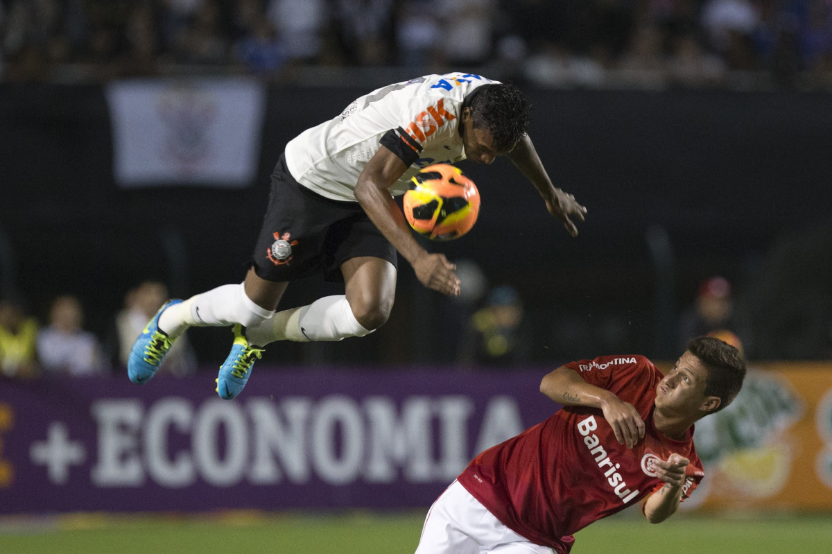 Durante a partida entre Corinthians x Internacional/RS, realizada esta noite no estdio do Pacaembu, vlida pela 37 rodada do Campeonato Brasileiro de 2013