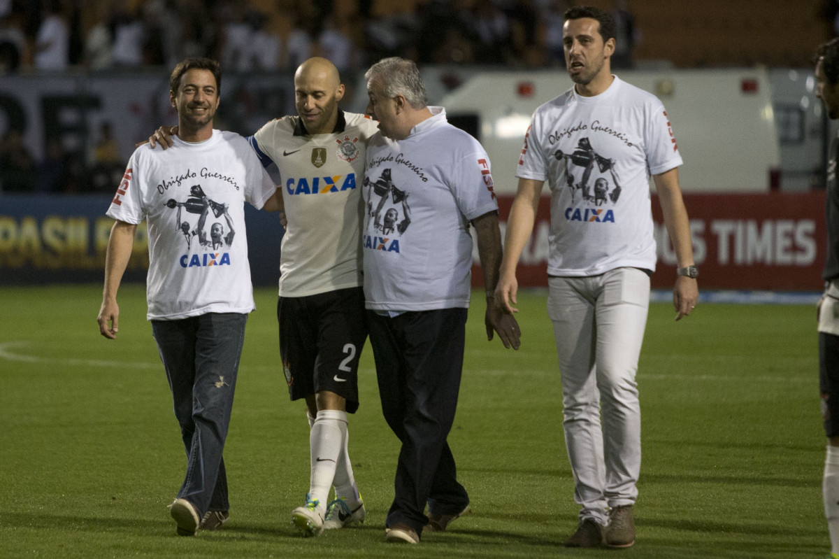 Durante a partida entre Corinthians x Internacional/RS, realizada esta noite no estádio do Pacaembu, válida pela 37ª rodada do Campeonato Brasileiro de 2013