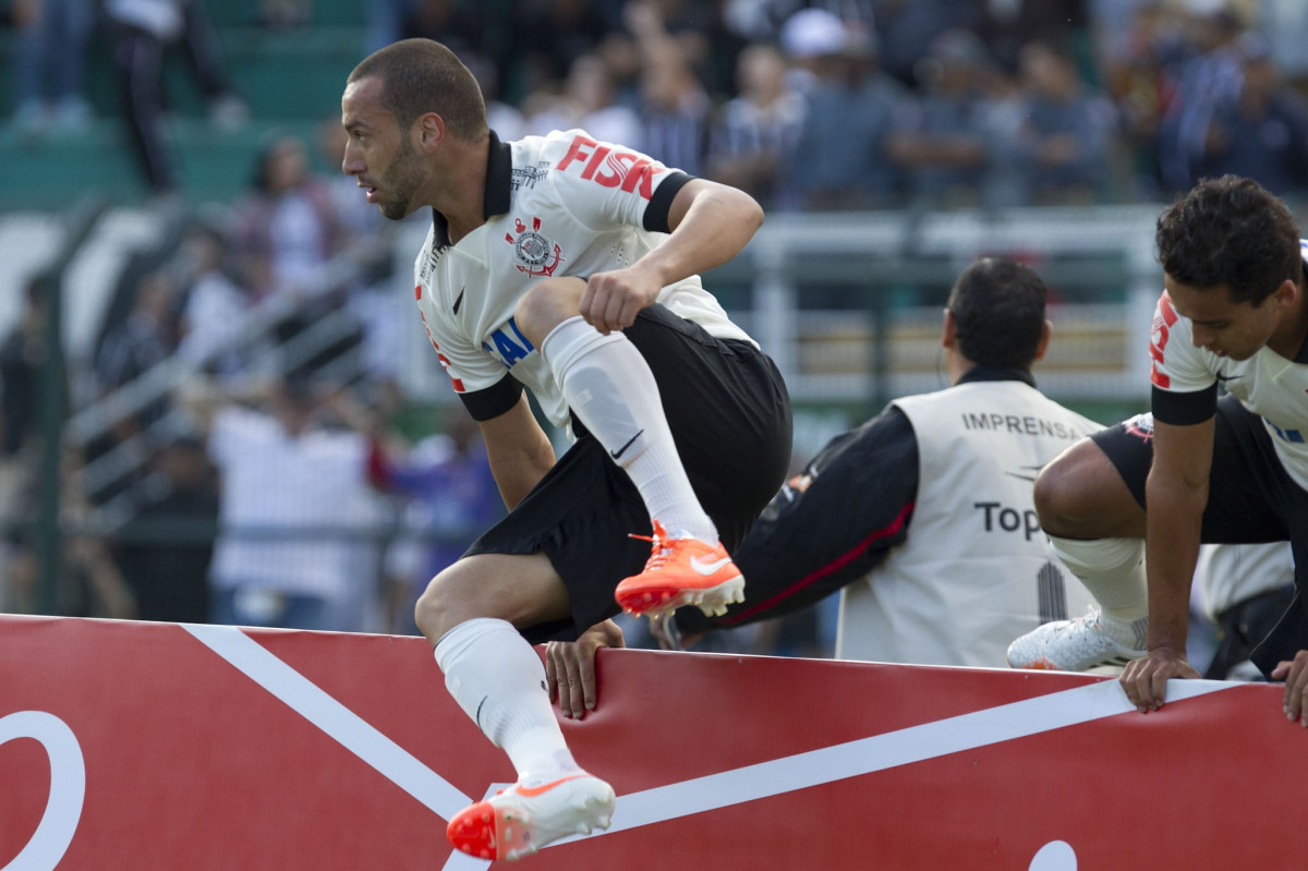 Durante a partida entre Corinthians x Flamengo, realizada esta tarde no estádio do Pacaembu, válida pela 2ª rodada do Campeonato Brasileiro de 2014