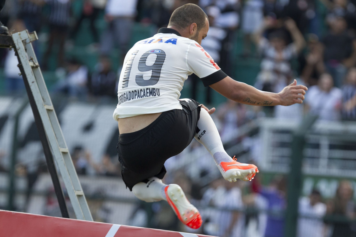 Durante a partida entre Corinthians x Flamengo, realizada esta tarde no estádio do Pacaembu, válida pela 2ª rodada do Campeonato Brasileiro de 2014