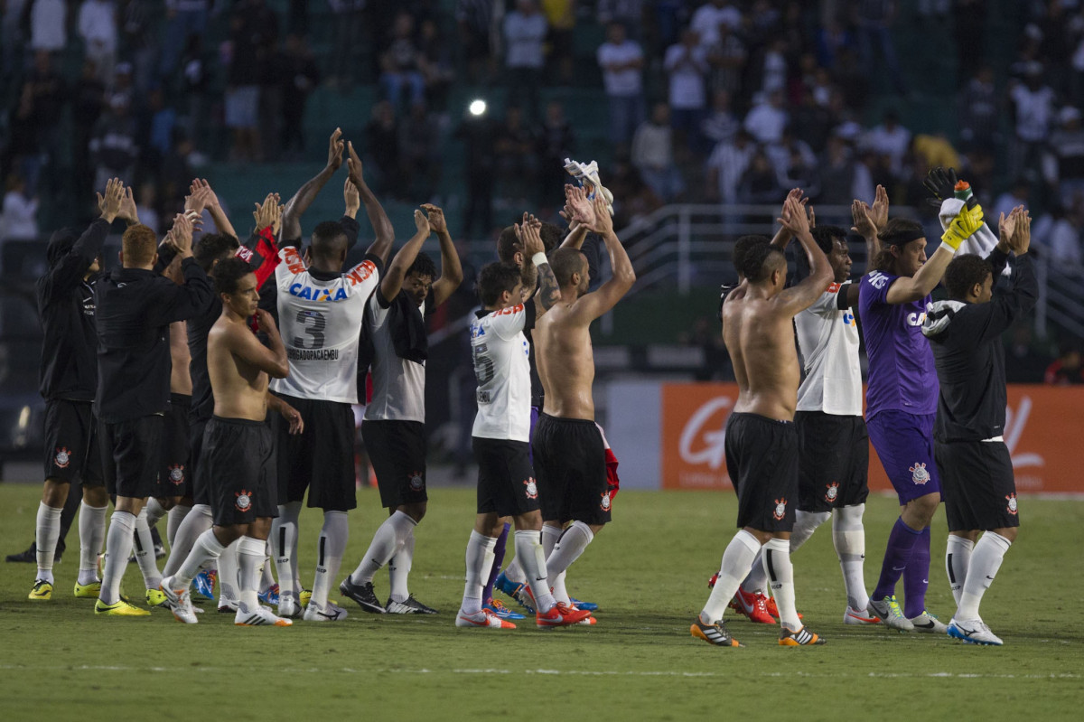 Durante a partida entre Corinthians x Flamengo, realizada esta tarde no estádio do Pacaembu, válida pela 2ª rodada do Campeonato Brasileiro de 2014