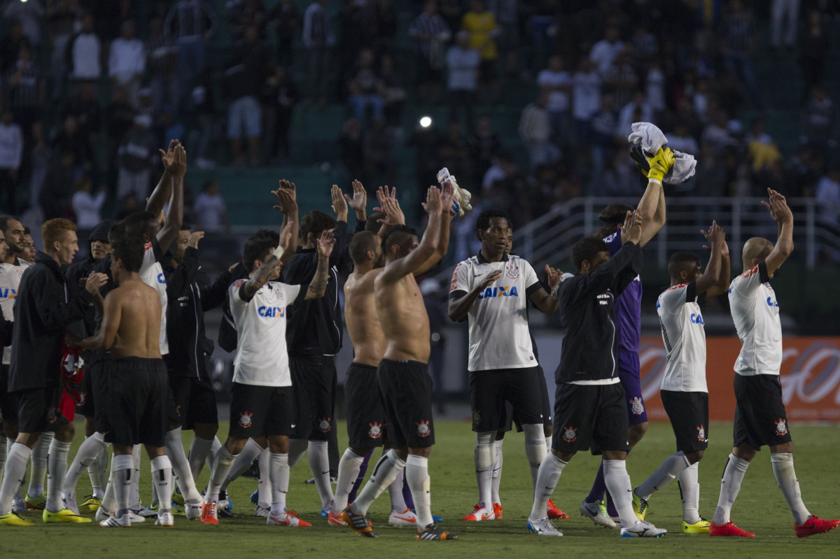 Durante a partida entre Corinthians x Flamengo, realizada esta tarde no estádio do Pacaembu, válida pela 2ª rodada do Campeonato Brasileiro de 2014