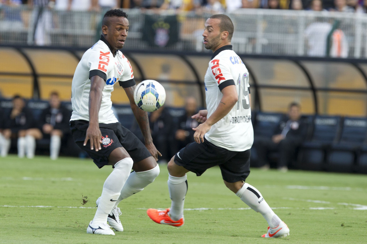 Durante a partida entre Corinthians x Flamengo, realizada esta tarde no estádio do Pacaembu, válida pela 2ª rodada do Campeonato Brasileiro de 2014
