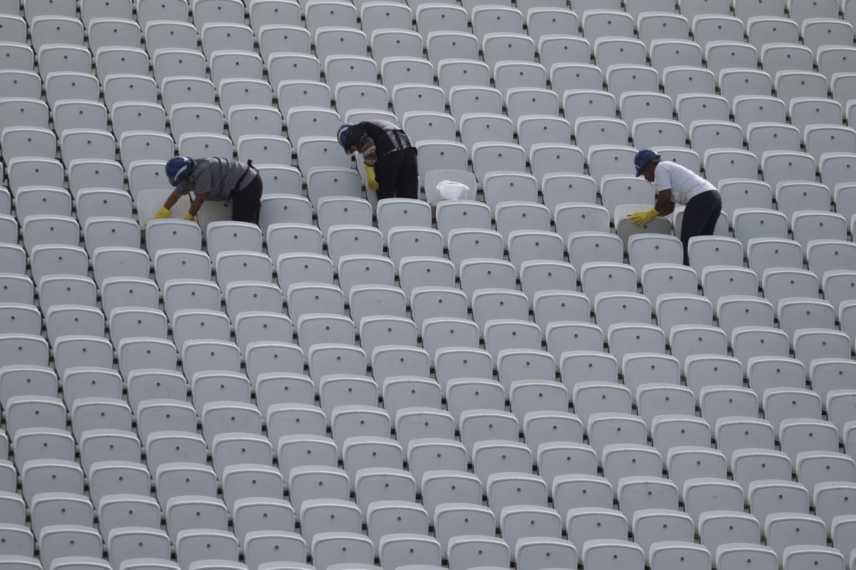 Durante o treino desta manh na Arena Corinthians, zona leste de So Paulo. O prximo jogo da equipe ser amanh, domingo, dia 18/05 contra o Figueirense/SC, vlido pela 5 rodada do Campeonato Brasileiro de 2014