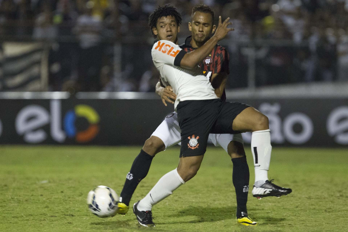Durante a partida Corinthians x Atltico-PR, realizada esta noite no estdio do Caninde, vlida pela 6 rodada do Campeonato Brasileiro de 2014
