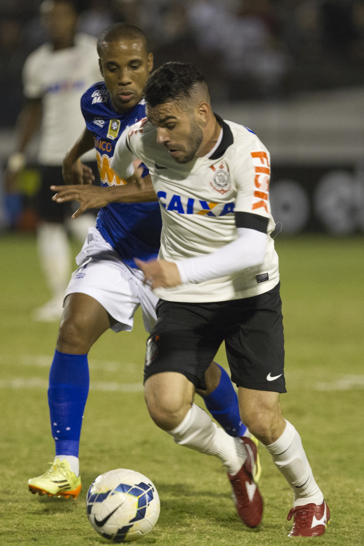 Durante a partida Corinthians x Cruzeiro, realizada esta noite no estádio do Caninde, válida pela 8ª rodada do Campeonato Brasileiro de 2014