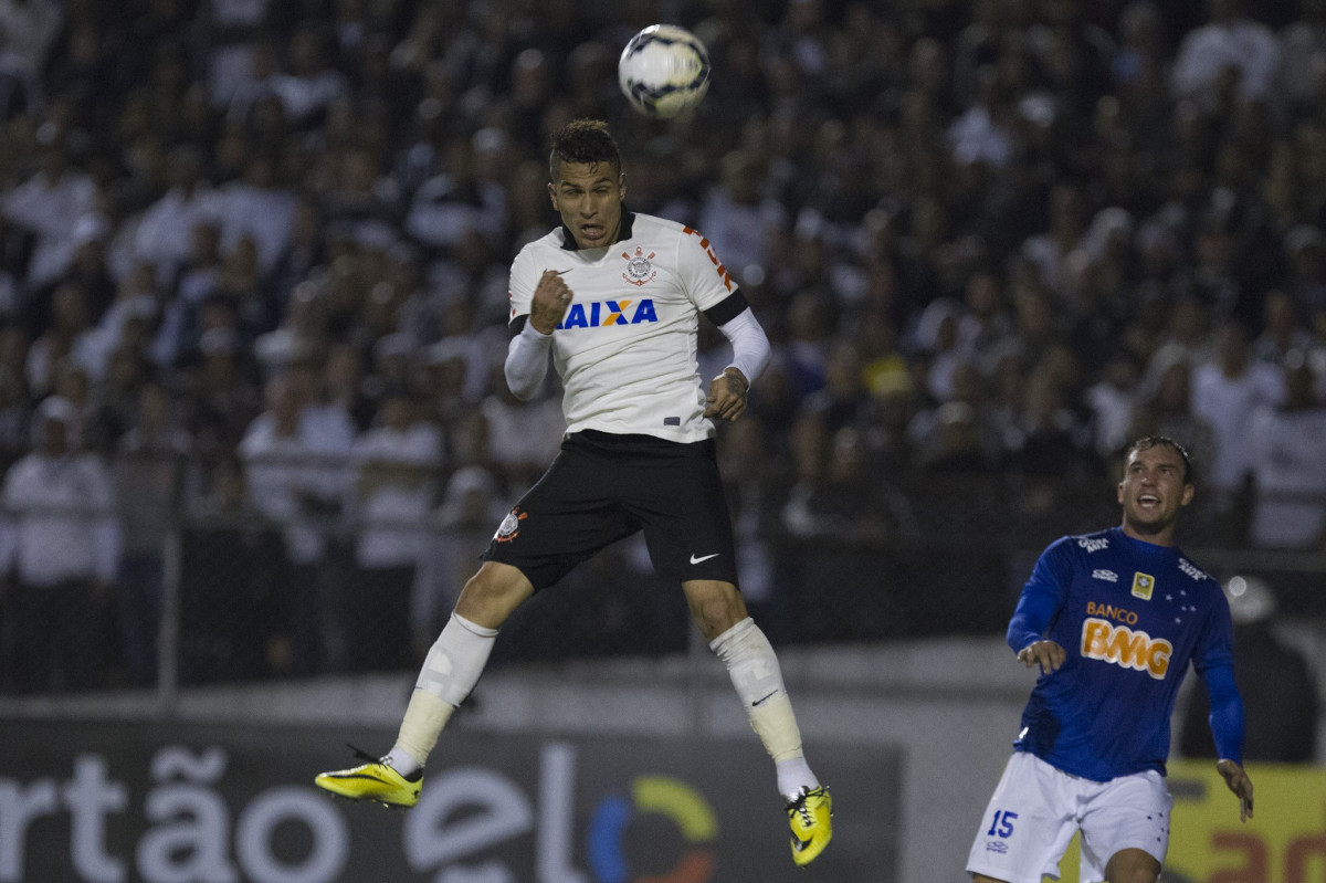 Durante a partida Corinthians x Cruzeiro, realizada esta noite no estádio do Caninde, válida pela 8ª rodada do Campeonato Brasileiro de 2014
