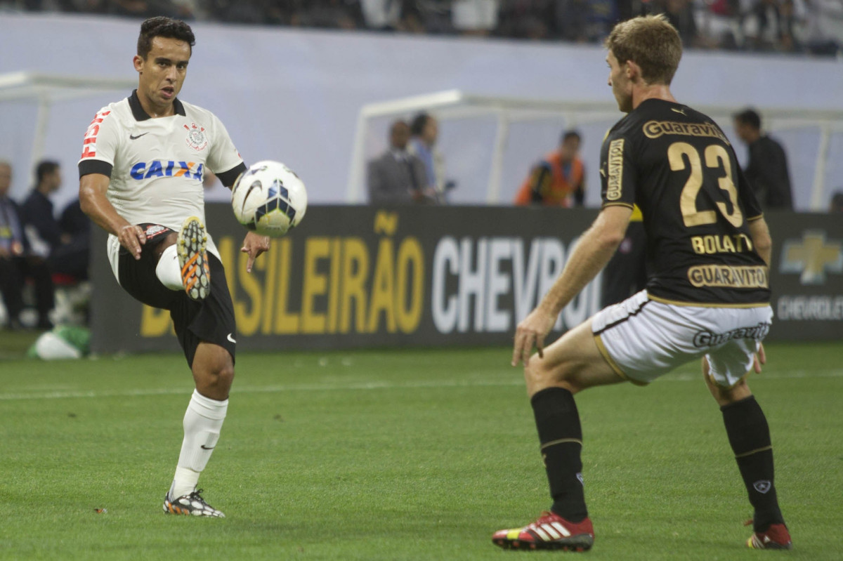 Durante a partida Corinthians x Botafogo, realizada esta tarde na Arena Corinthians, válida pela 9ª rodada do Campeonato Brasileiro de 2014