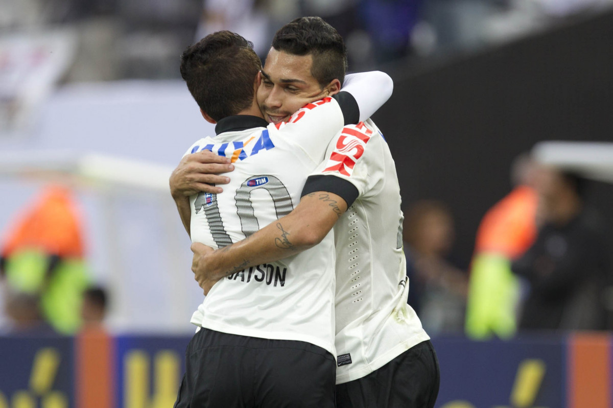 Durante a partida Corinthians x Botafogo, realizada esta tarde na Arena Corinthians, válida pela 9ª rodada do Campeonato Brasileiro de 2014