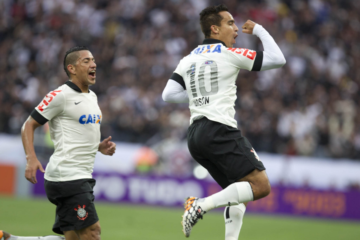 Durante a partida Corinthians x Botafogo, realizada esta tarde na Arena Corinthians, válida pela 9ª rodada do Campeonato Brasileiro de 2014