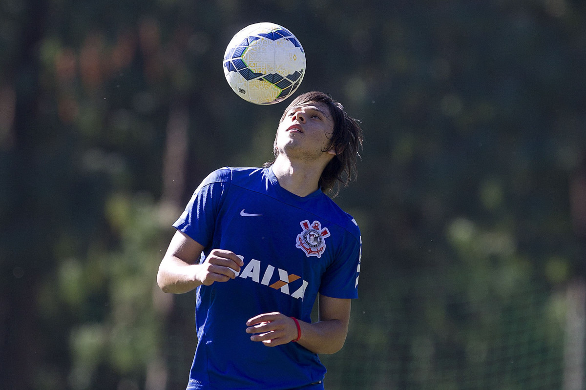 Durante o treino desta manhã no Hotel Fazenda das Amoreiras, na cidade de Extrema/MG. O time faz uma intertemporada preparando-se para o próximo jogo dia 17/07 contra o Internacional/RS, na Arena Corinthians, válido pela 10ª rodada do Campeonato Brasileiro de 2014