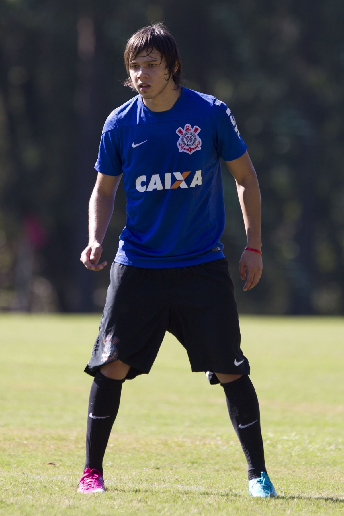 Durante o treino desta manh no Hotel Fazenda das Amoreiras, na cidade de Extrema/MG. O time faz uma intertemporada preparando-se para o prximo jogo dia 17/07 contra o Internacional/RS, na Arena Corinthians, vlido pela 10 rodada do Campeonato Brasileiro de 2014