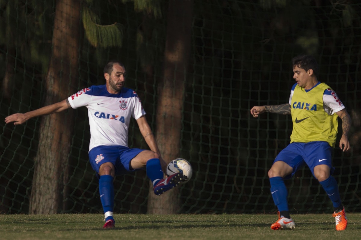 Durante o treino esta tarde no Hotel Fazenda das Amoreiras na cidade de Extrema/MG. O time faz uma intertemporada preparando-se para o prximo jogo dia 17/07 contra o Internacional/RS, na Arena Corinthians, vlido pela 10 rodada do Campeonato Brasileiro de 2014