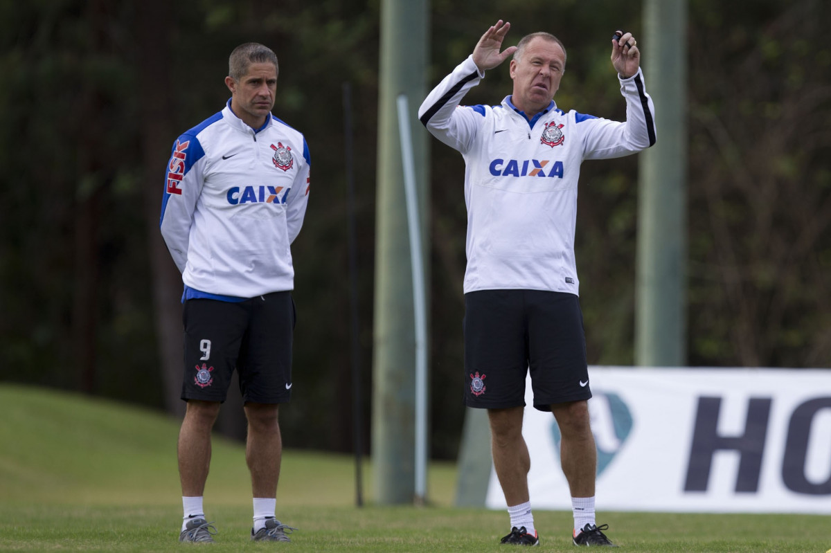 Durante o treino esta tarde no Hotel Fazenda das Amoreiras na cidade de Extrema/MG. O time faz uma intertemporada preparando-se para o prximo jogo dia 17/07 contra o Internacional/RS, na Arena Corinthians, vlido pela 10 rodada do Campeonato Brasileiro de 2014