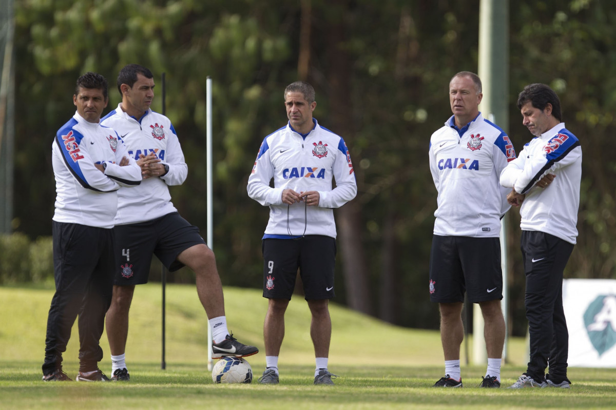 Durante o treino esta tarde no Hotel Fazenda das Amoreiras na cidade de Extrema/MG. O time faz uma intertemporada preparando-se para o próximo jogo dia 17/07 contra o Internacional/RS, na Arena Corinthians, válido pela 10ª rodada do Campeonato Brasileiro de 2014