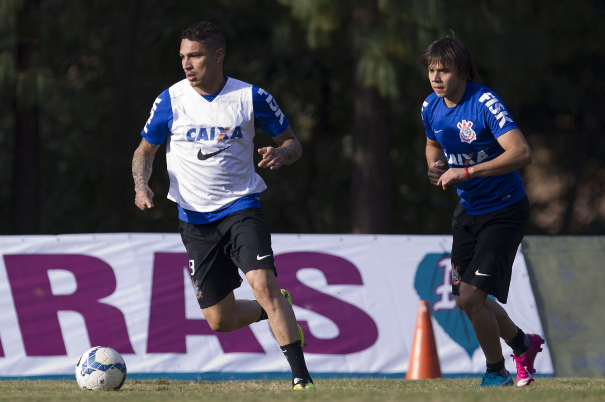 Durante o treino desta tarde no Hotel Fazenda das Amorerias, na cidade de Extrema/MG. O time faz uma intertemporada preparando-se para o prximo jogo dia 17/07 contra o Internacional/RS, na Arena Corinthians, vlido pela 10 rodada do Campeonato Brasileiro de 2014