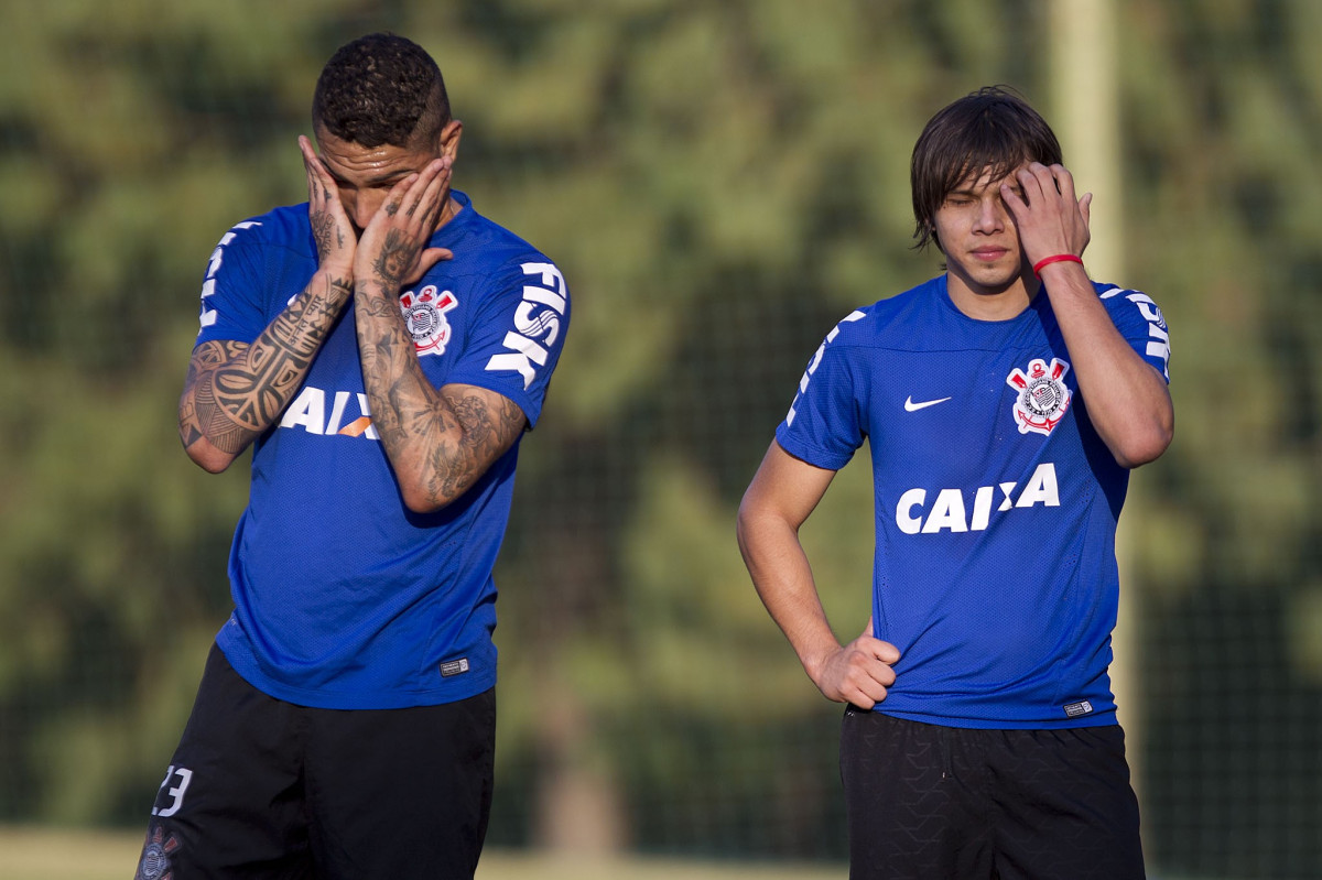 Durante o treino desta tarde no Hotel Fazenda das Amorerias, na cidade de Extrema/MG. O time faz uma intertemporada preparando-se para o prximo jogo dia 17/07 contra o Internacional/RS, na Arena Corinthians, vlido pela 10 rodada do Campeonato Brasileiro de 2014