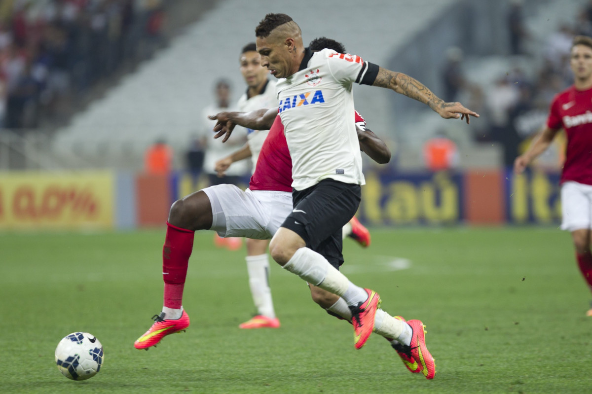 Durante o jogo entre Corinthians x Internacional/RS, realizada esta noite na Arena Corinthians, vlida pela 10 rodada do Campeonato Brasileiro de 2014