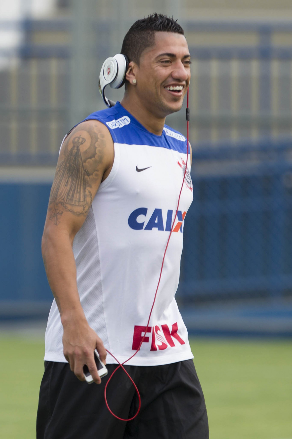 Durante o treino desta tarde em Manaus no CT do São Raimundo. O próximo jogo da equipe será amanhã, sábado, 11/10, contra o Botafogo, na Arena Amazônia, em Manaus, válido pela 27ª rodada do Campeonato Brasileiro de 2014
