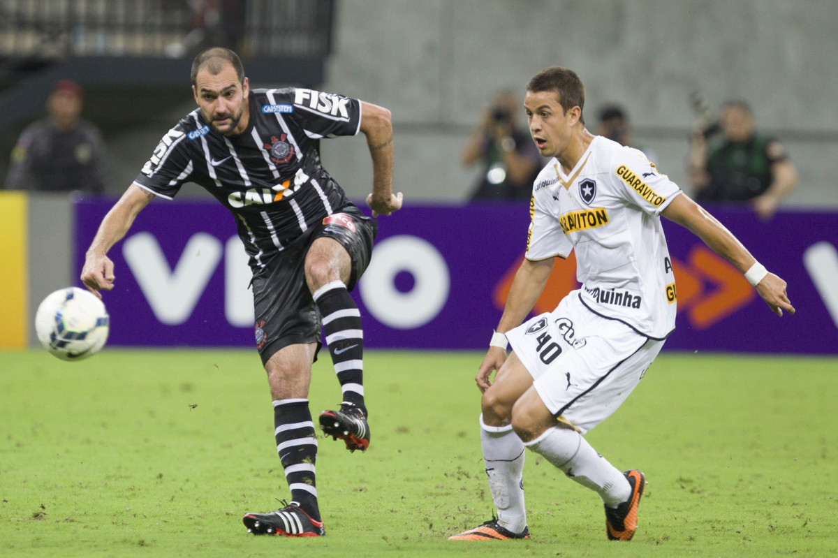 Durante o jogo entre Botafogo x Corinthians, realizado esta noite na Arena Amaznia, vlido pela 28 rodada do Campeonato Brasileiro de 2014