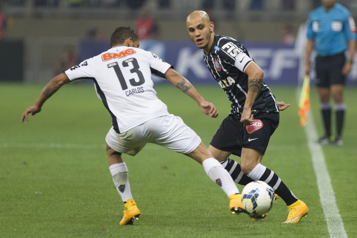 Durante a partida entre Atlético-MG x Corinthians, realizado esta noite no Mineirão, jogo da volta pela Copa do Brasil 2014