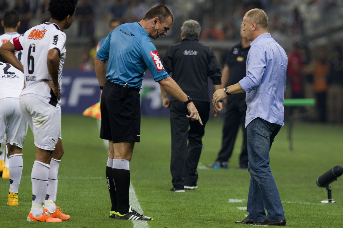 Durante a partida entre Atlético-MG x Corinthians, realizado esta noite no Mineirão, jogo da volta pela Copa do Brasil 2014