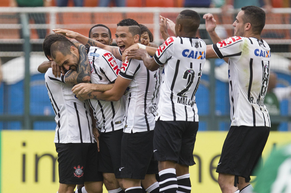 Durante a partida entre Palmeiras x Corinthians, realizada esta tarde no estdio do Pacaembu, vlida pela 31 rodada do Campeonato Brasileiro de 2014