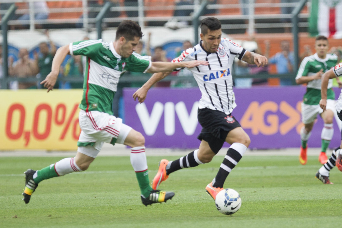 Durante a partida entre Palmeiras x Corinthians, realizada esta tarde no estdio do Pacaembu, vlida pela 31 rodada do Campeonato Brasileiro de 2014