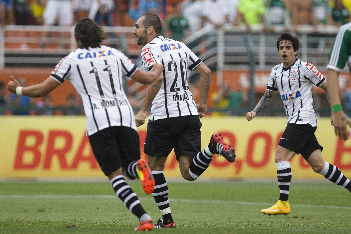 Durante a partida entre Palmeiras x Corinthians, realizada esta tarde no estdio do Pacaembu, vlida pela 31 rodada do Campeonato Brasileiro de 2014