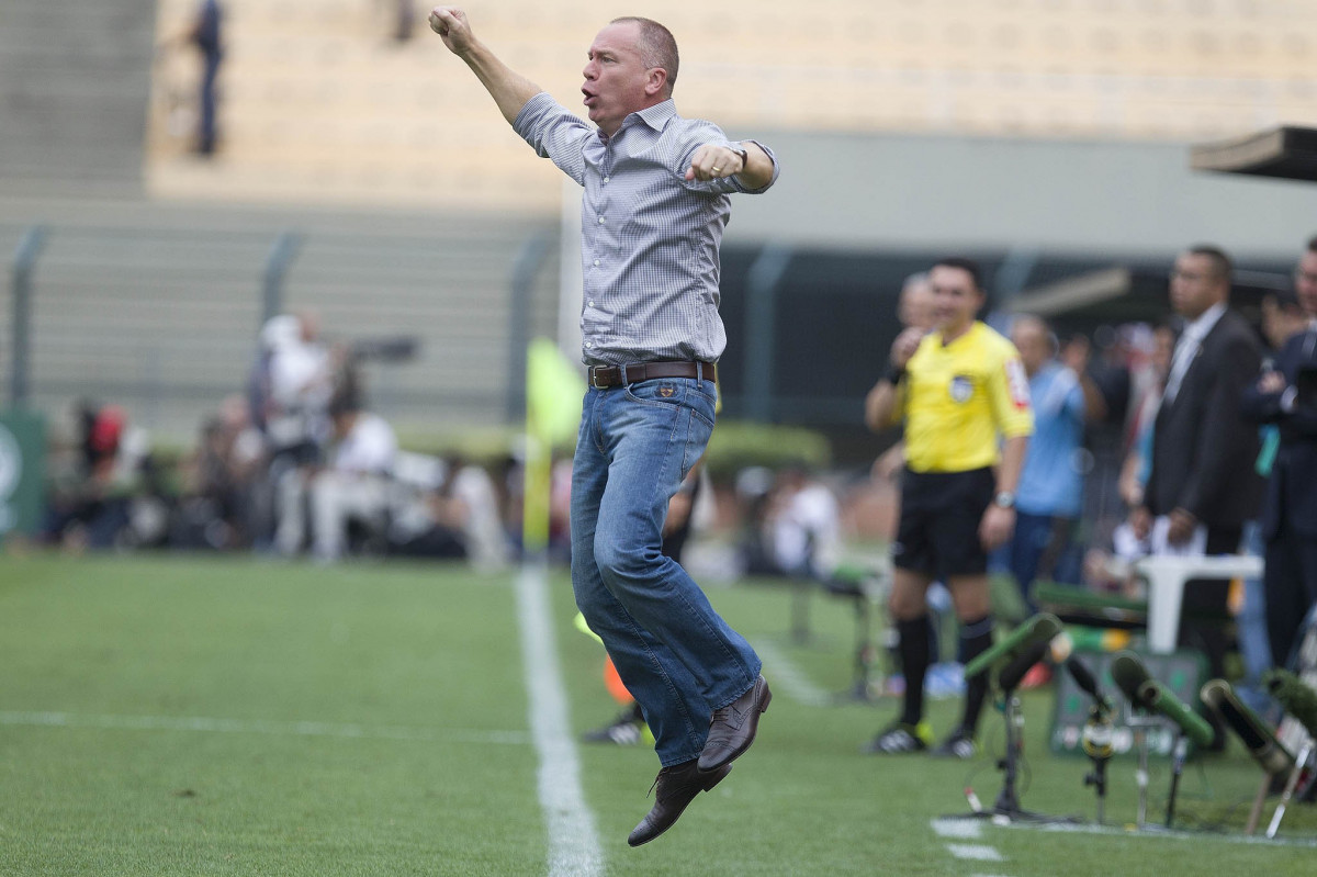 Durante a partida entre Palmeiras x Corinthians, realizada esta tarde no estádio do Pacaembu, válida pela 31ª rodada do Campeonato Brasileiro de 2014