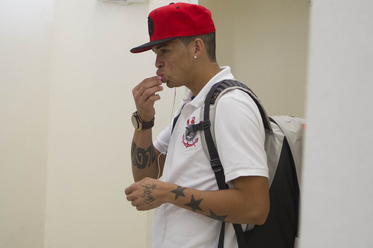 Nos vestiários da partida entre Palmeiras x Corinthians, realizada esta tarde no estádio do Pacaembu, válida pela 31ª rodada do Campeonato Brasileiro de 2014