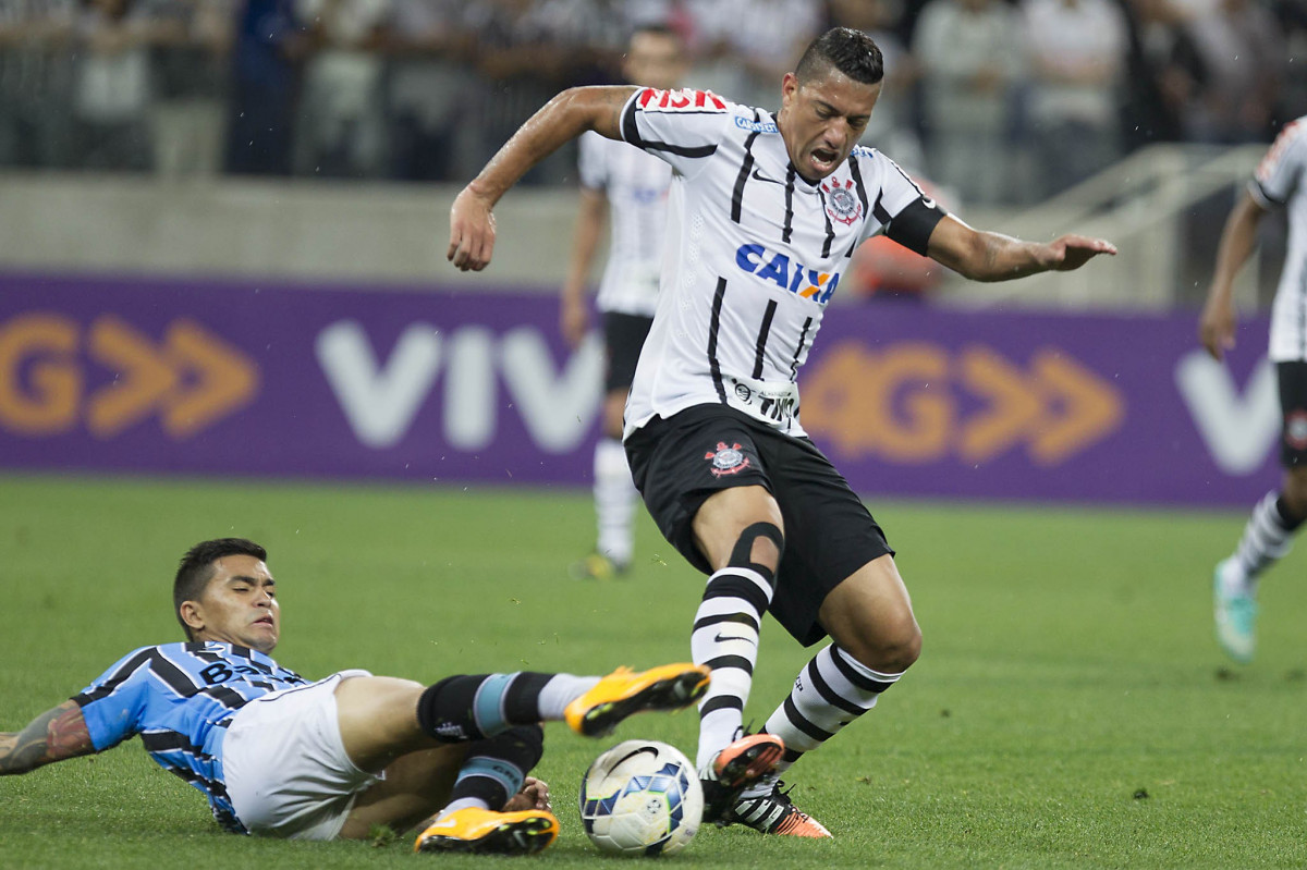 Durante o jogo entre Corinthians x Grmio, realizado esta tarde na Arena Corinthians, vlido pela 36 rodada do Campeonato Brasileiro de 2014