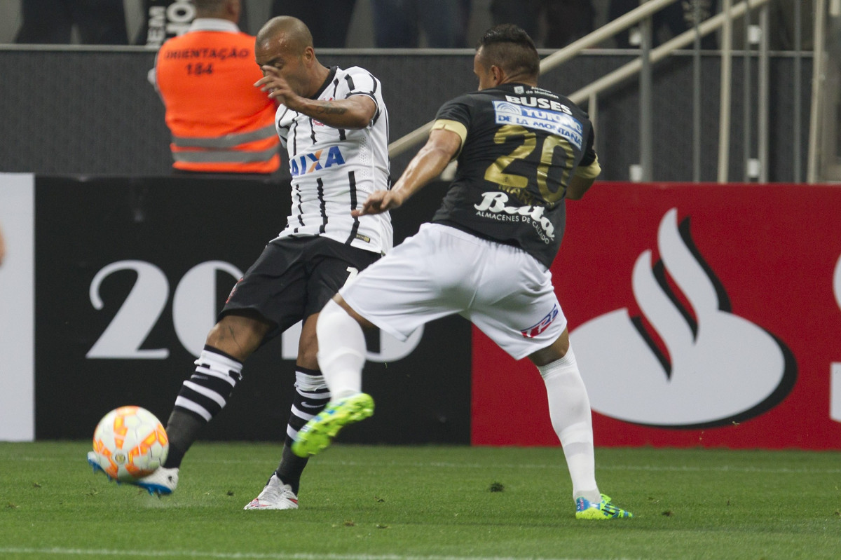 Durante o jogo realizado esta noite na Arena Corinthians entre Corinthians/Brasil x Once Caldas/Colmbia, jogo de ida vlido pela Pr Libertadores 2015