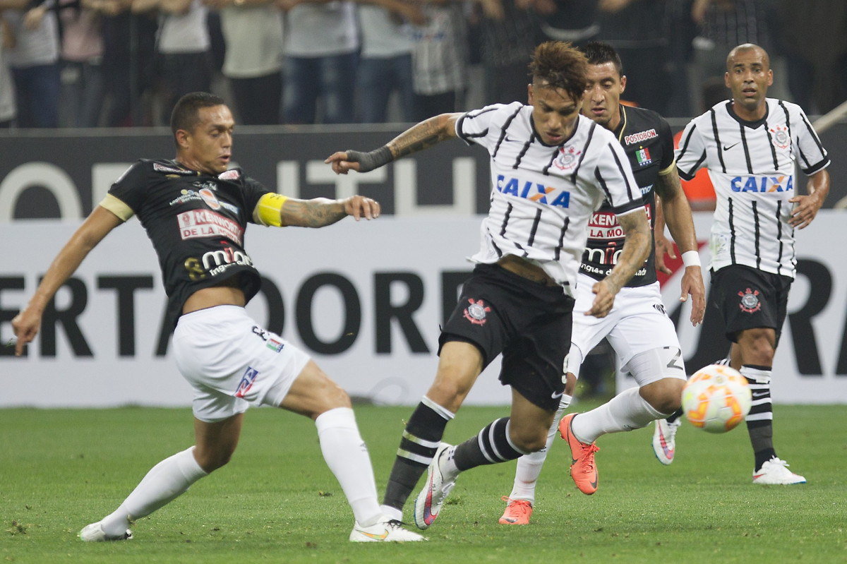 Durante o jogo realizado esta noite na Arena Corinthians entre Corinthians/Brasil x Once Caldas/Colmbia, jogo de ida vlido pela Pr Libertadores 2015