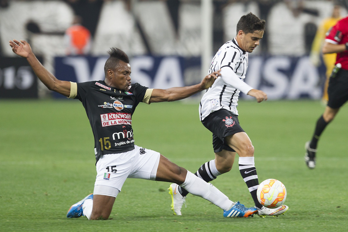 Durante o jogo realizado esta noite na Arena Corinthians entre Corinthians/Brasil x Once Caldas/Colmbia, jogo de ida vlido pela Pr Libertadores 2015