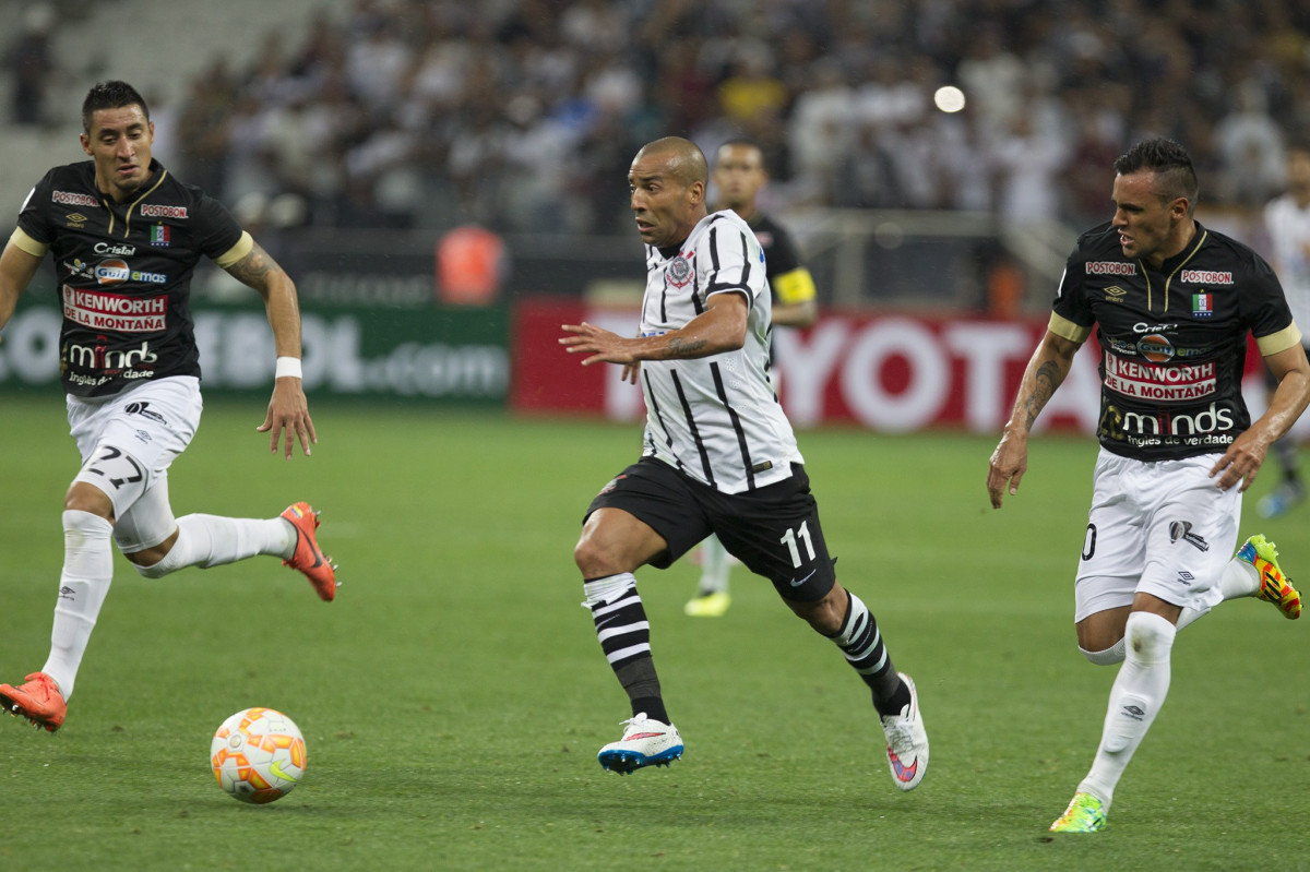 Durante o jogo realizado esta noite na Arena Corinthians entre Corinthians/Brasil x Once Caldas/Colmbia, jogo de ida vlido pela Pr Libertadores 2015