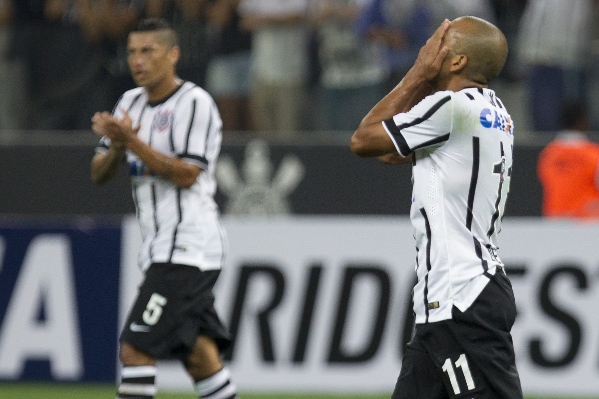 Durante o jogo realizado esta noite na Arena Corinthians entre Corinthians/Brasil x Once Caldas/Colmbia, jogo de ida vlido pela Pr Libertadores 2015