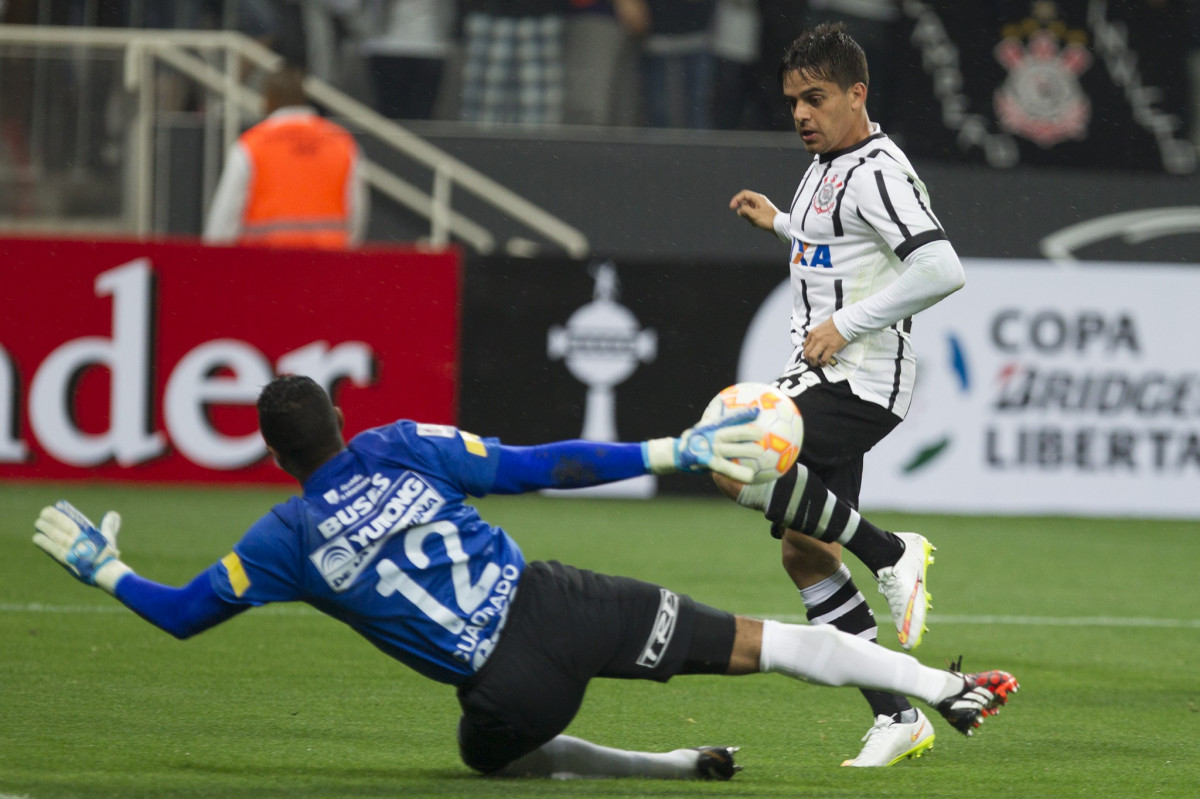 Durante o jogo realizado esta noite na Arena Corinthians entre Corinthians/Brasil x Once Caldas/Colmbia, jogo de ida vlido pela Pr Libertadores 2015