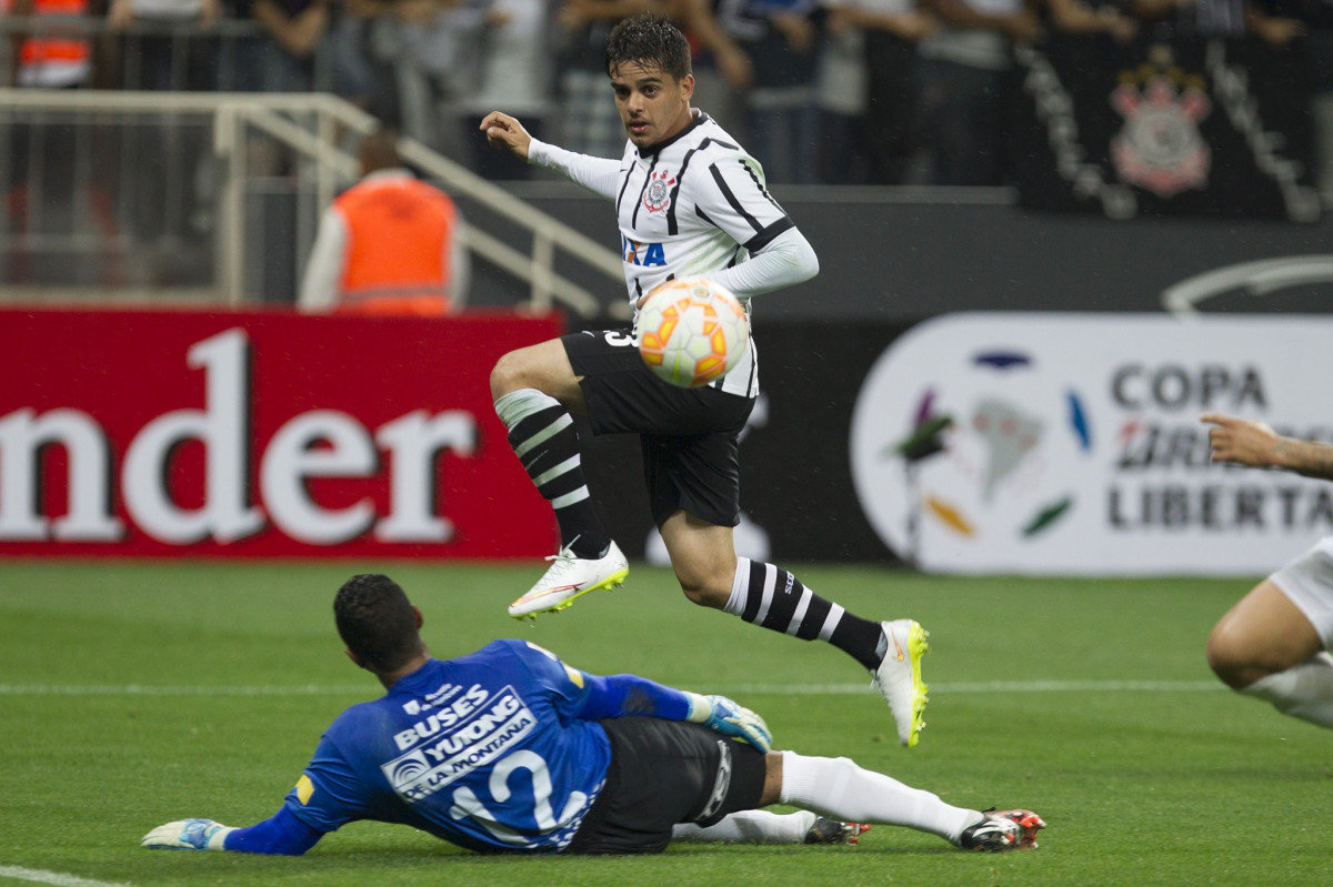 Durante o jogo realizado esta noite na Arena Corinthians entre Corinthians/Brasil x Once Caldas/Colmbia, jogo de ida vlido pela Pr Libertadores 2015