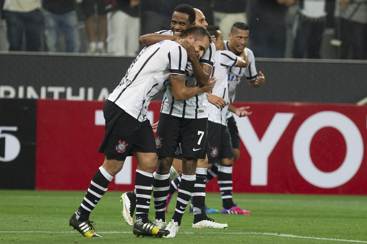 Durante o jogo realizado esta noite na Arena Corinthians entre Corinthians/Brasil x Once Caldas/Colmbia, jogo de ida vlido pela Pr Libertadores 2015