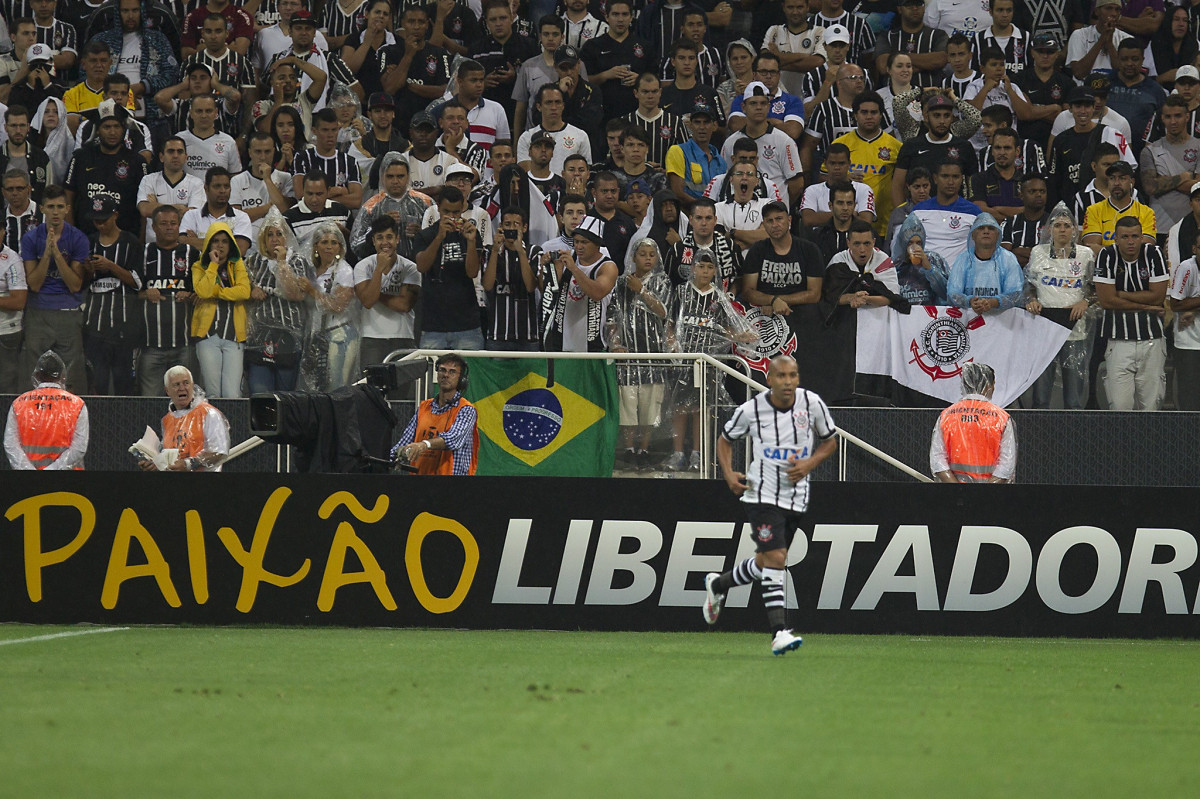 Durante o jogo realizado esta noite na Arena Corinthians entre Corinthians/Brasil x Once Caldas/Colmbia, jogo de ida vlido pela Pr Libertadores 2015