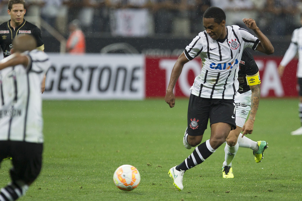 Durante o jogo realizado esta noite na Arena Corinthians entre Corinthians/Brasil x Once Caldas/Colmbia, jogo de ida vlido pela Pr Libertadores 2015