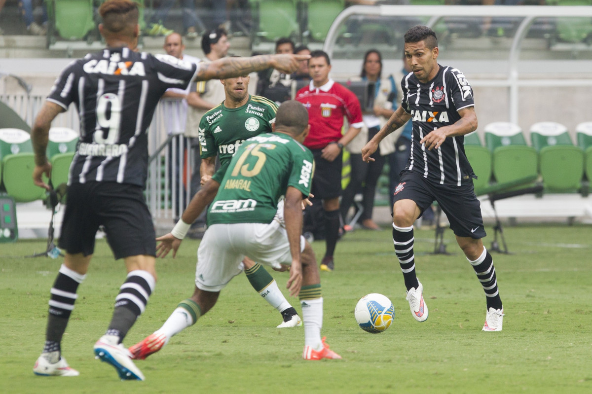 Durante o jogo realizado esta tarde na Allianz Arena entre Palmeiras x Corinthians, jogo válido pela 3ª rodada do Campeonato Paulista de 2015