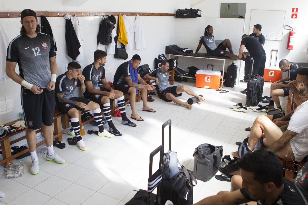 Nos vestirios antes do jogo realizado esta tarde no estdio Novelli Jr. entre Ituano x Corinthians, vlido pela 6 rodada do Campeonato Paulista de 2015