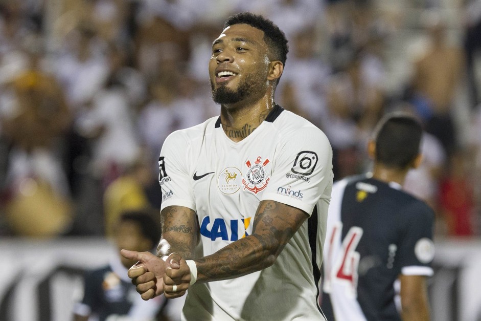 Kazim comemorando o gol contra o Vasco pela semifinal da Flrida Cup